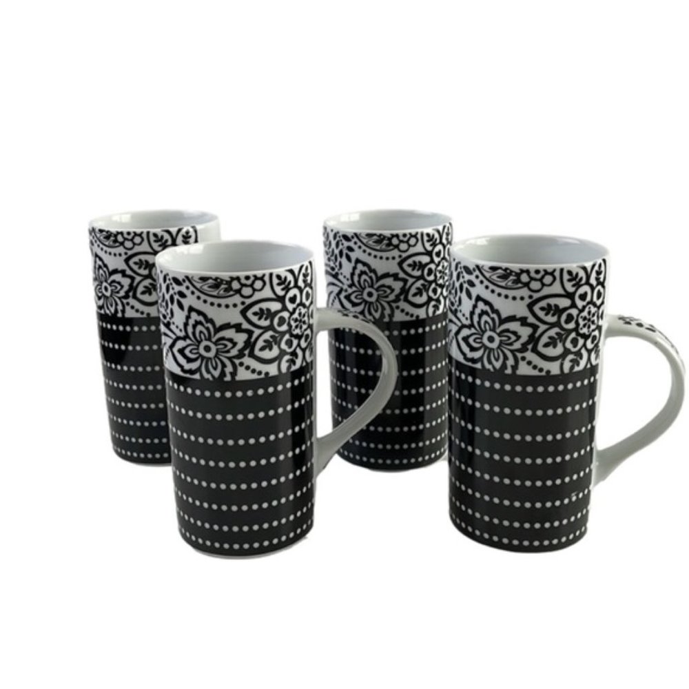 New Tall Mugs by ABBOTT Black & White Steinway